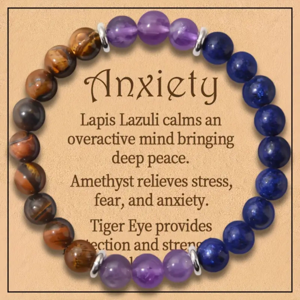 Amethyst tiger's eye hematite