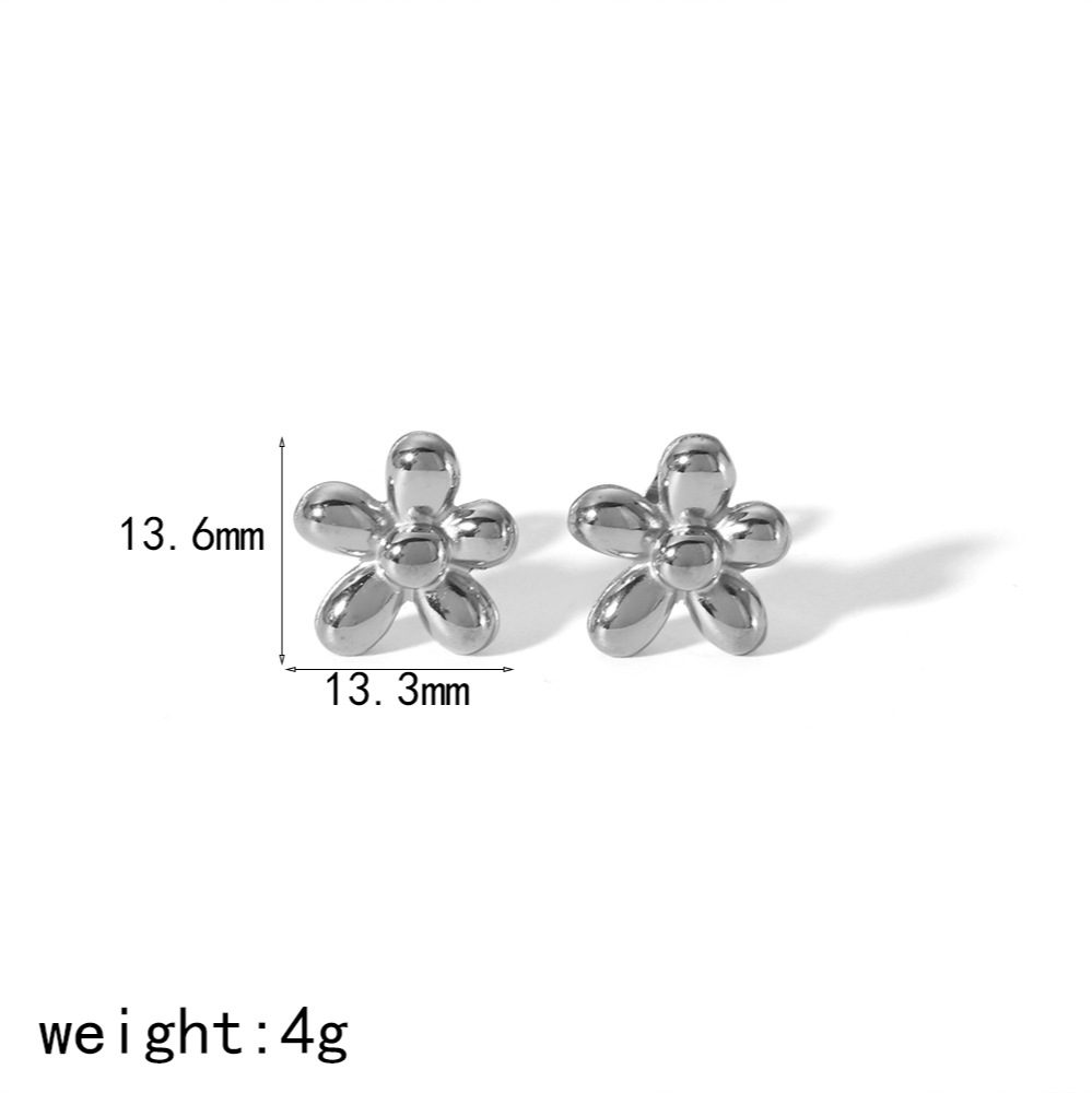 2:TE6919-S stud earrings