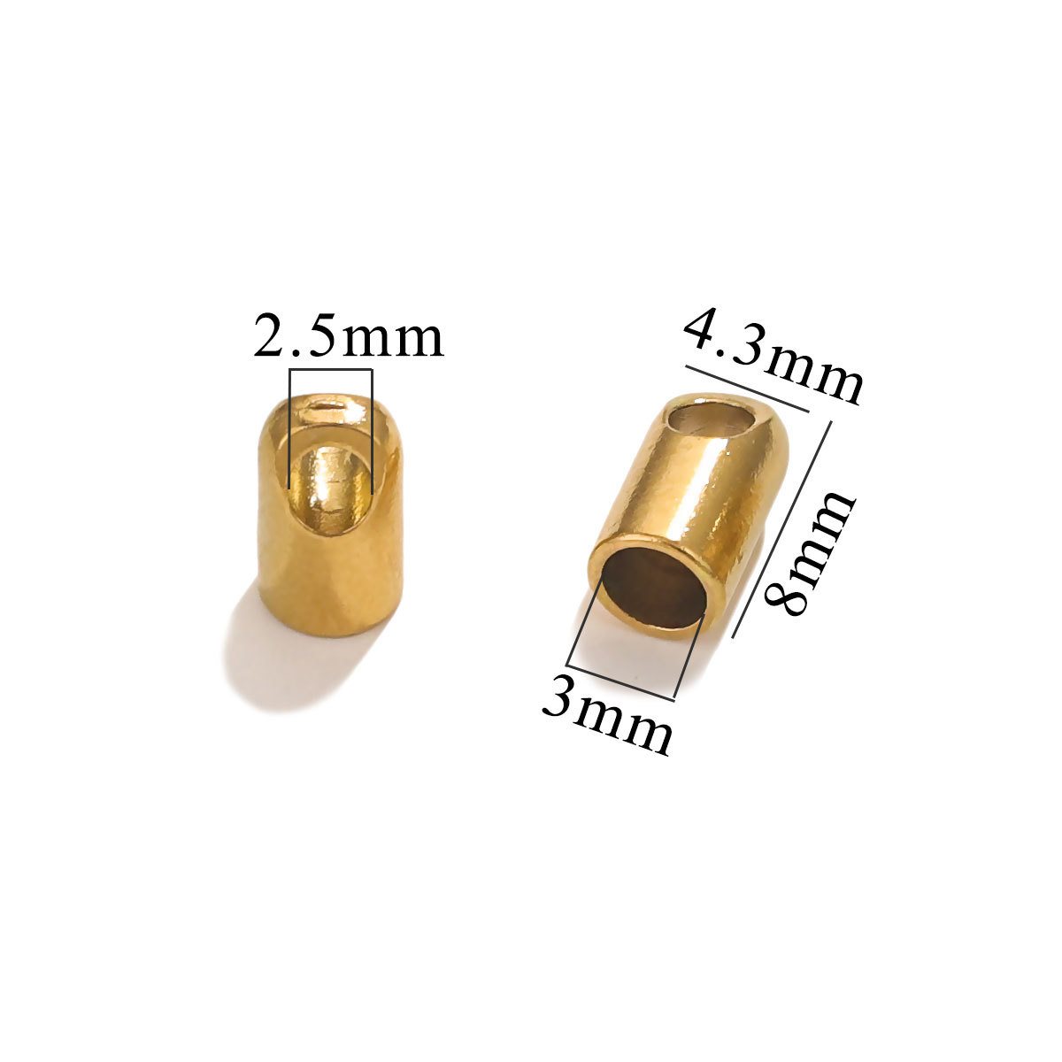 Gold - Hole 3mm