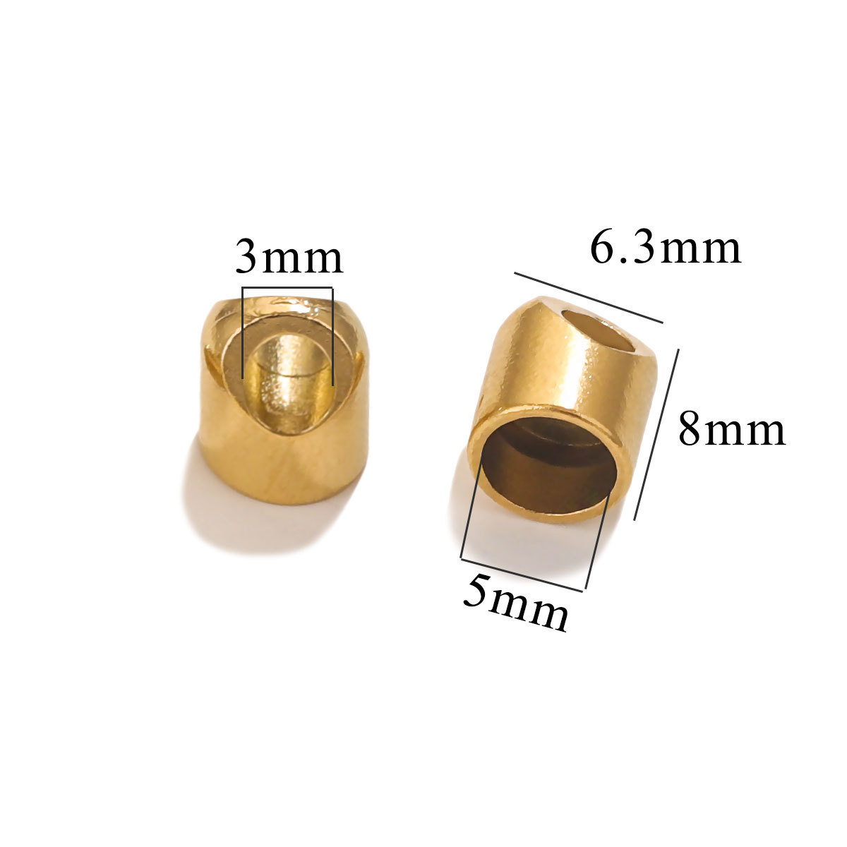 Gold - Hole 5mm