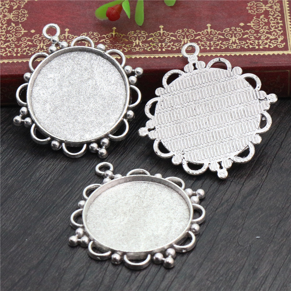 1 antique silver color