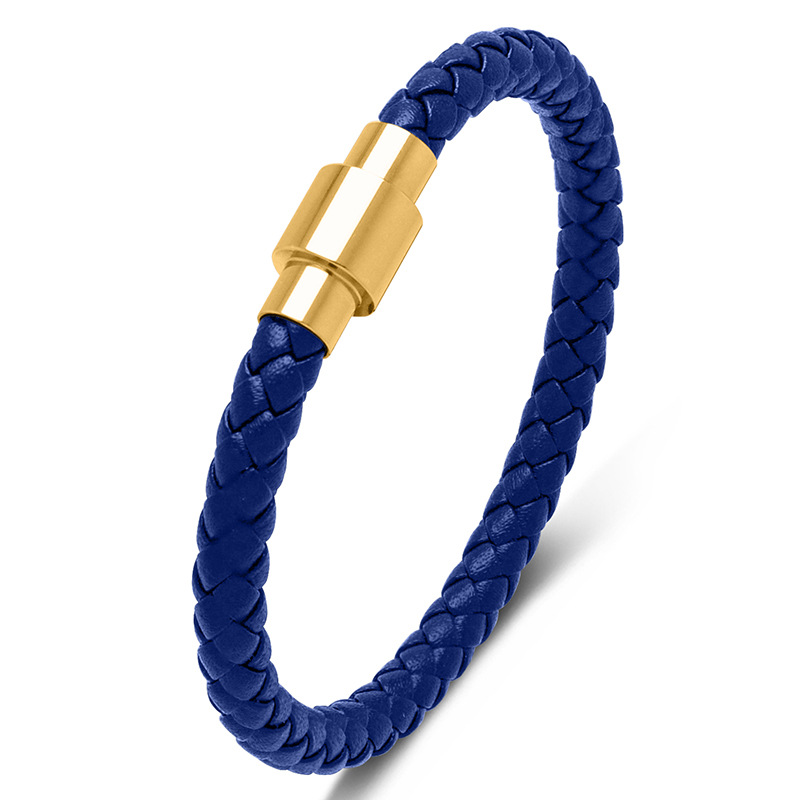 9:Blue leather [gold]