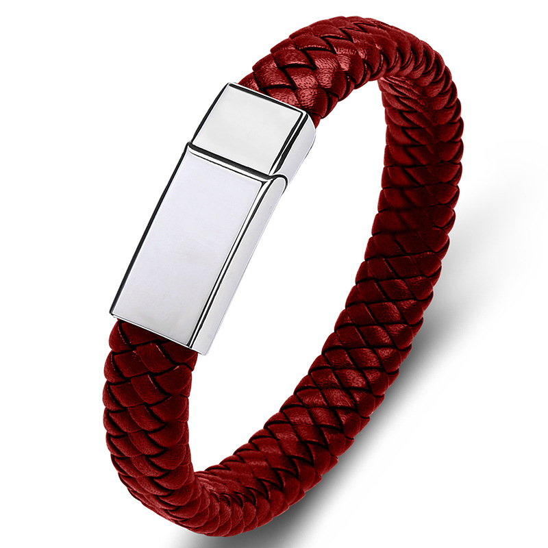 Red leather [steel]