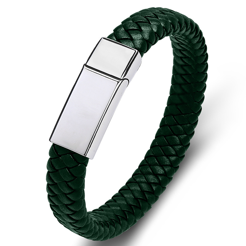 5:Green leather [steel]