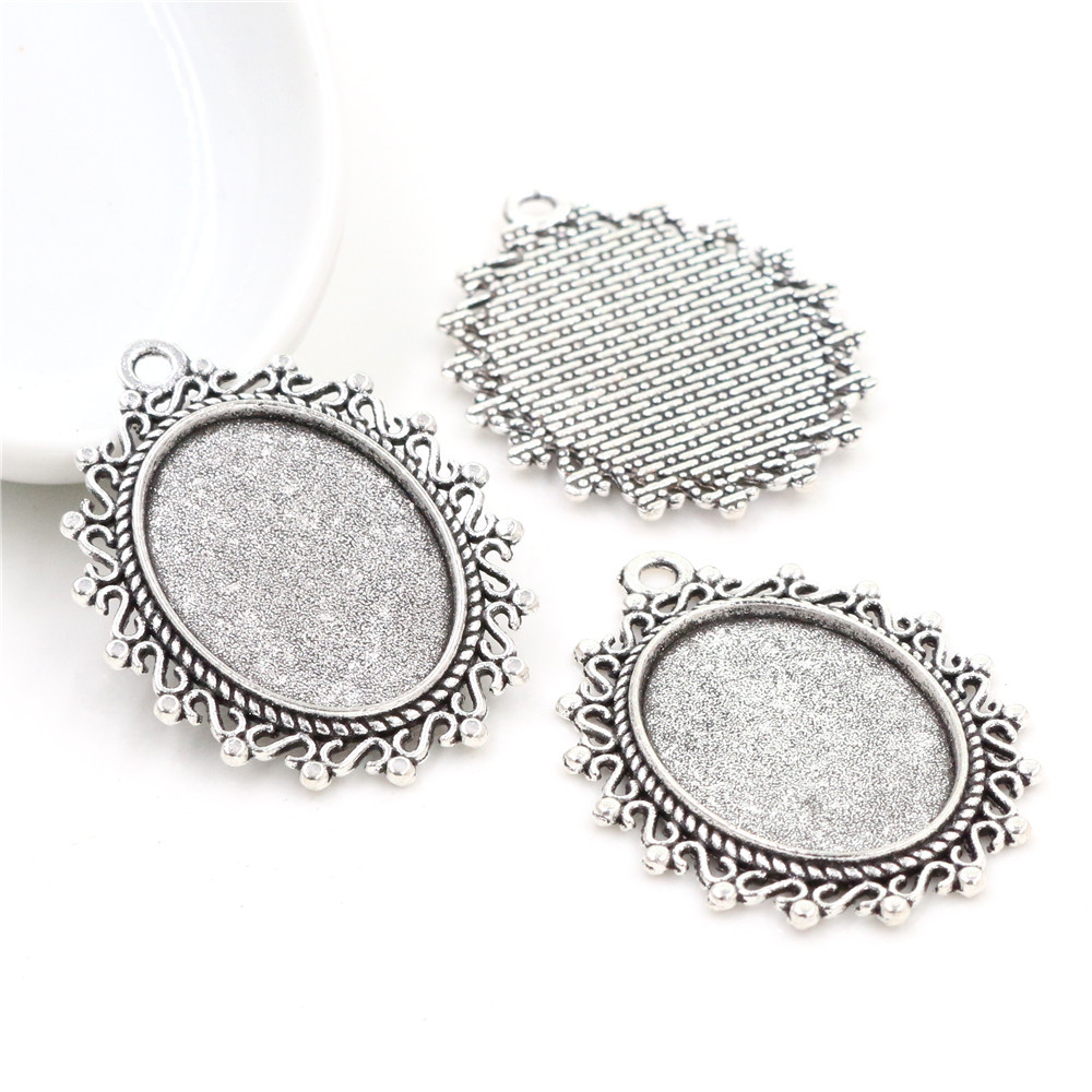 2 antique silver color