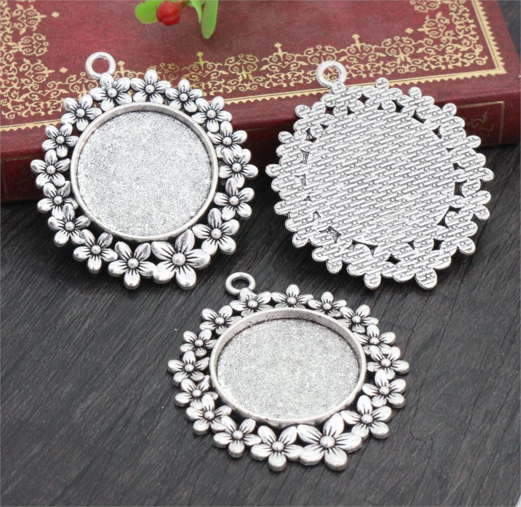 1 antique silver color