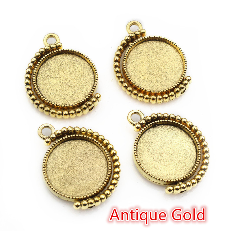 4 antique gold color