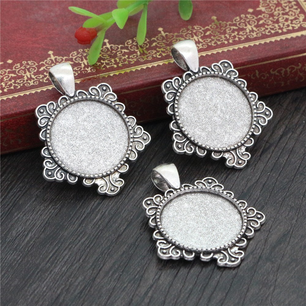 1 antique silver color