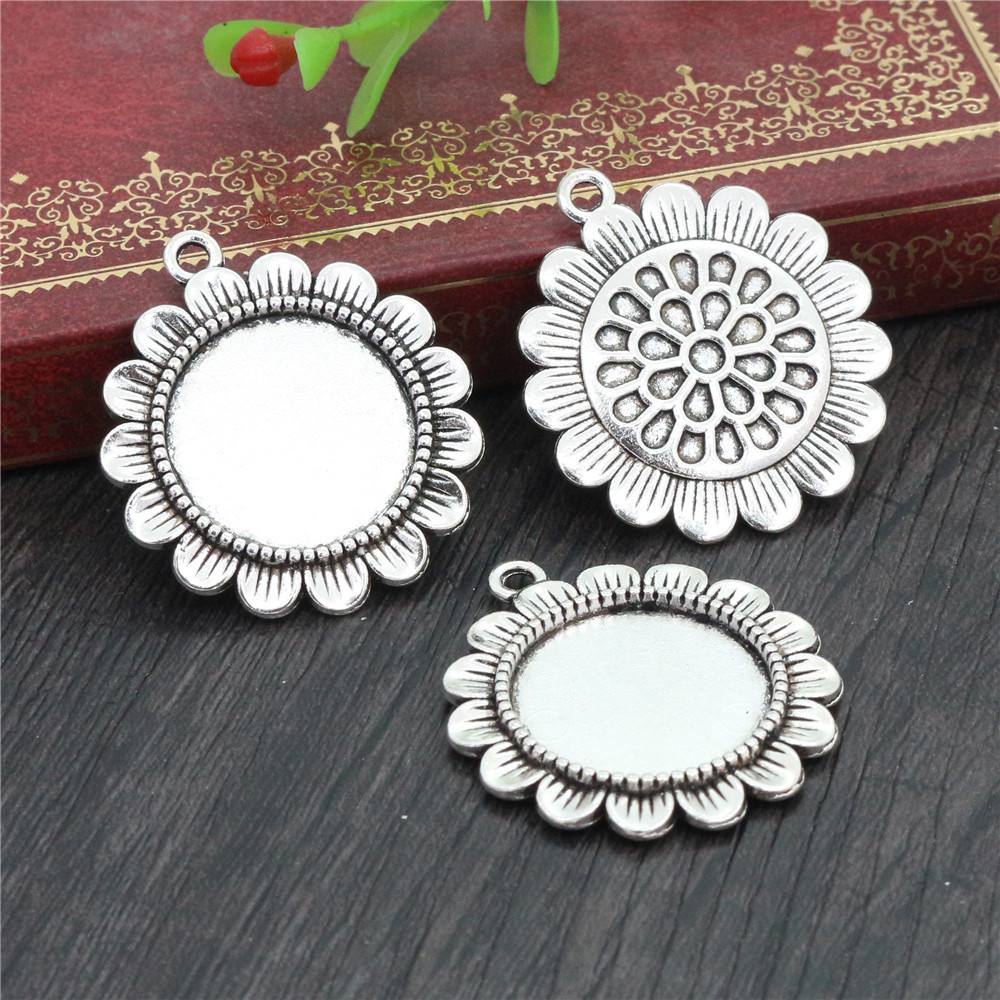 1 antique silver color