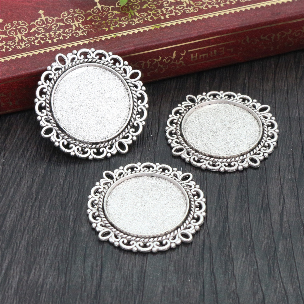 1 antique silver color