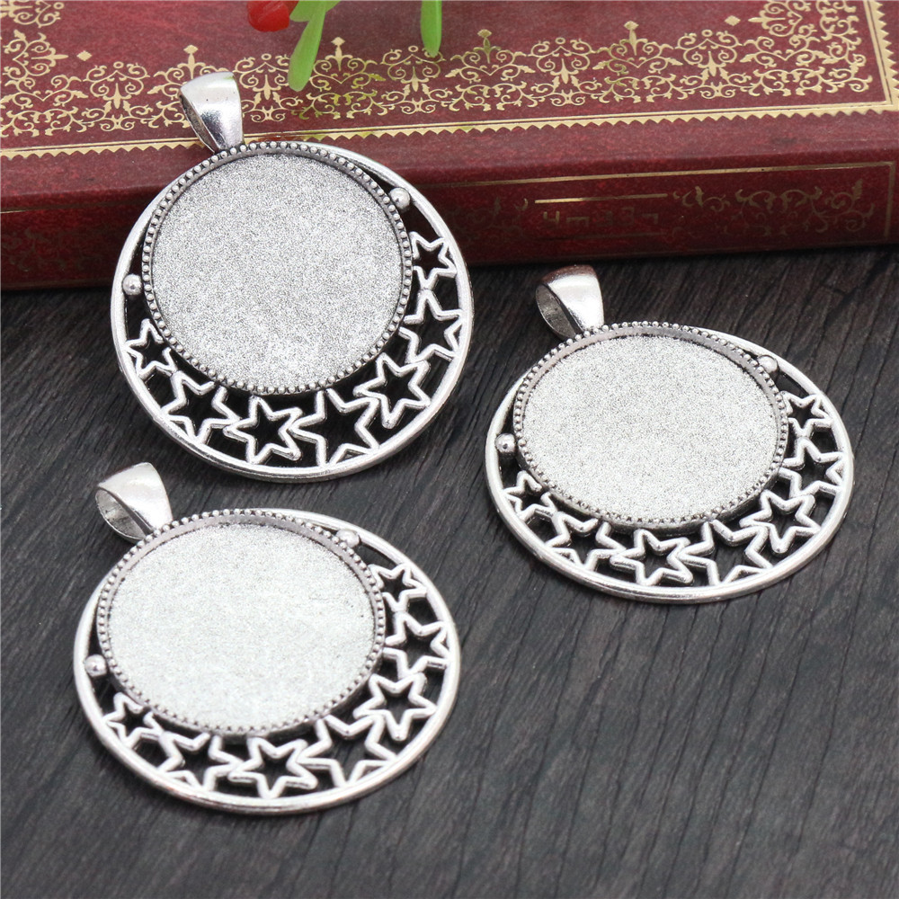 3 antique silver color