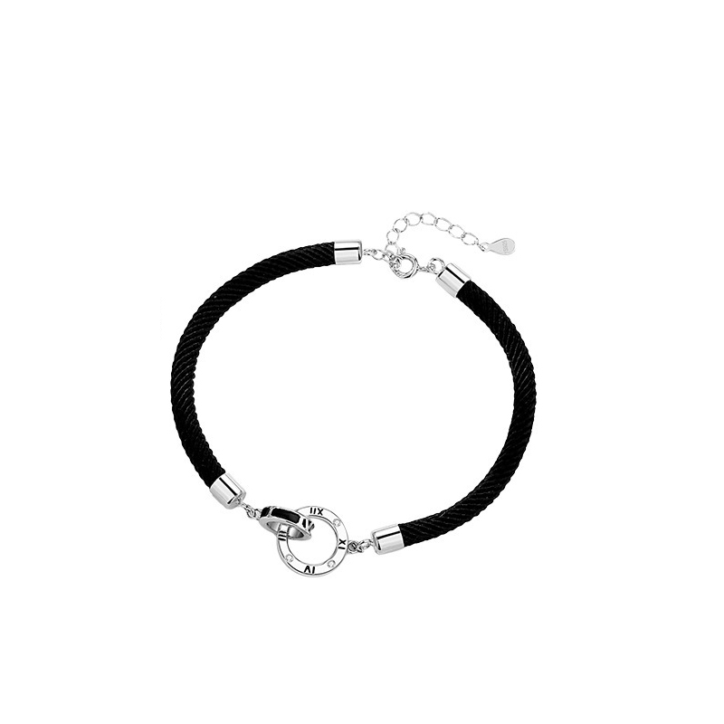 1:men bracelet 18.5cm with 4cm extender chain