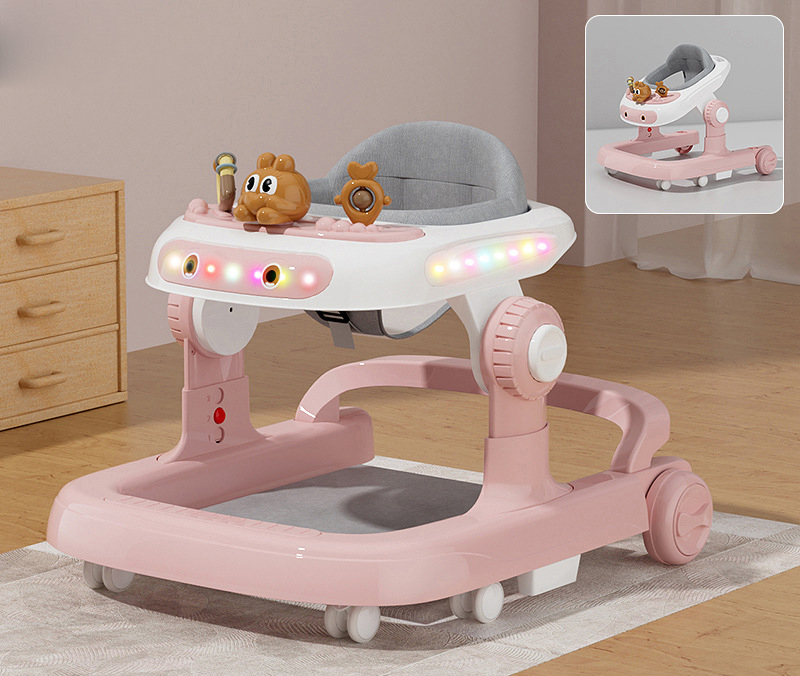 Love Cat - powder [with foot pad   mute wheel   music light] 8806