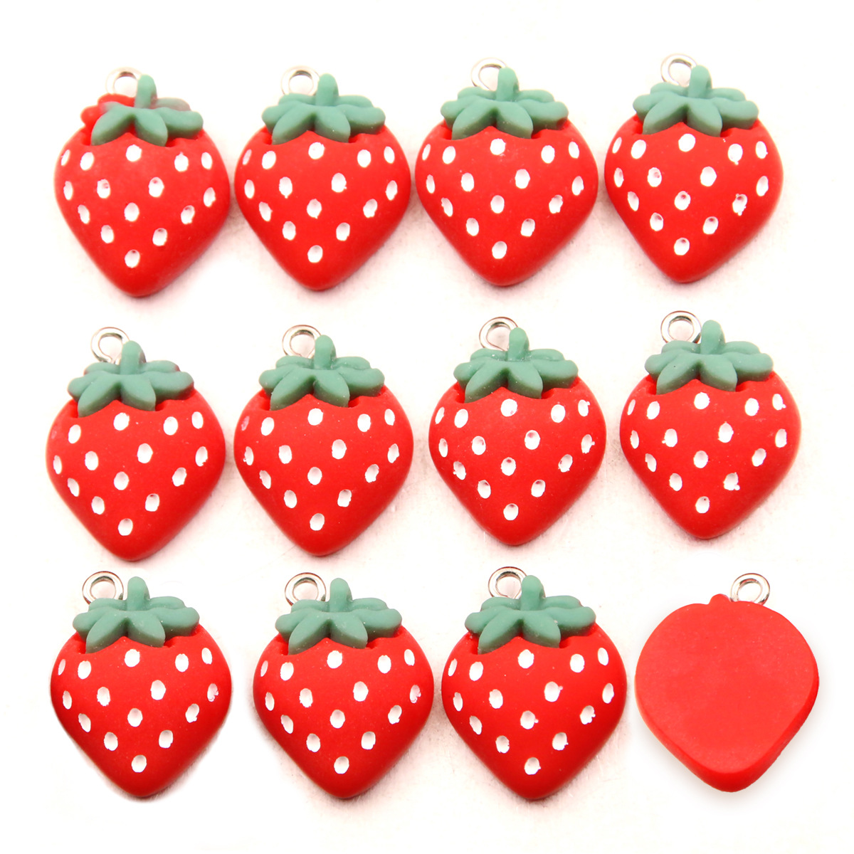 1:Large strawberry 17*22mm