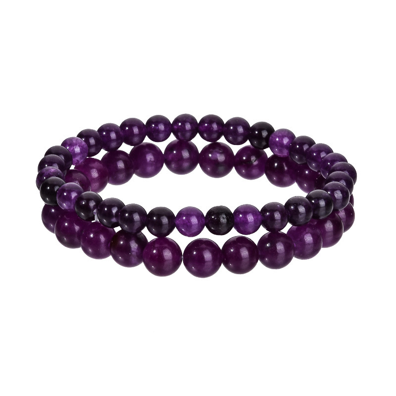 6MM8MM set purple jade