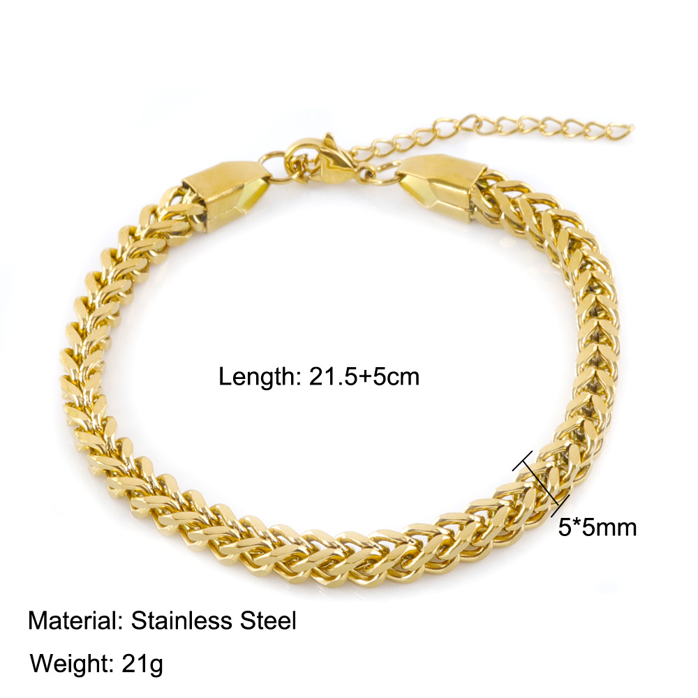 3:Gold bracelet