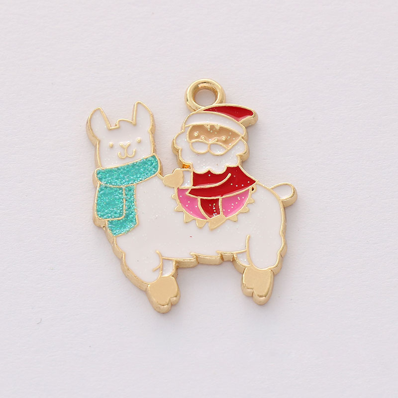 22x26mm gold Santa Claus