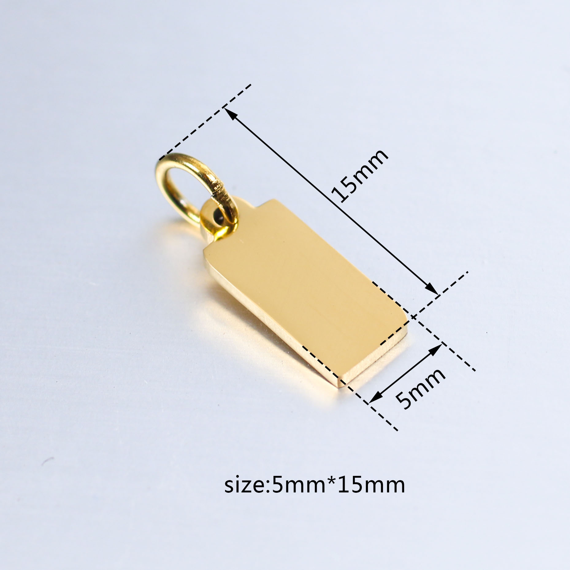 Rectangular gold ( furnace Vacuum Plating )