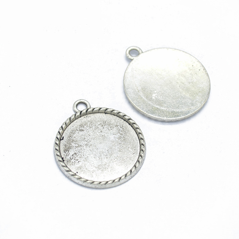 2 antique silver color