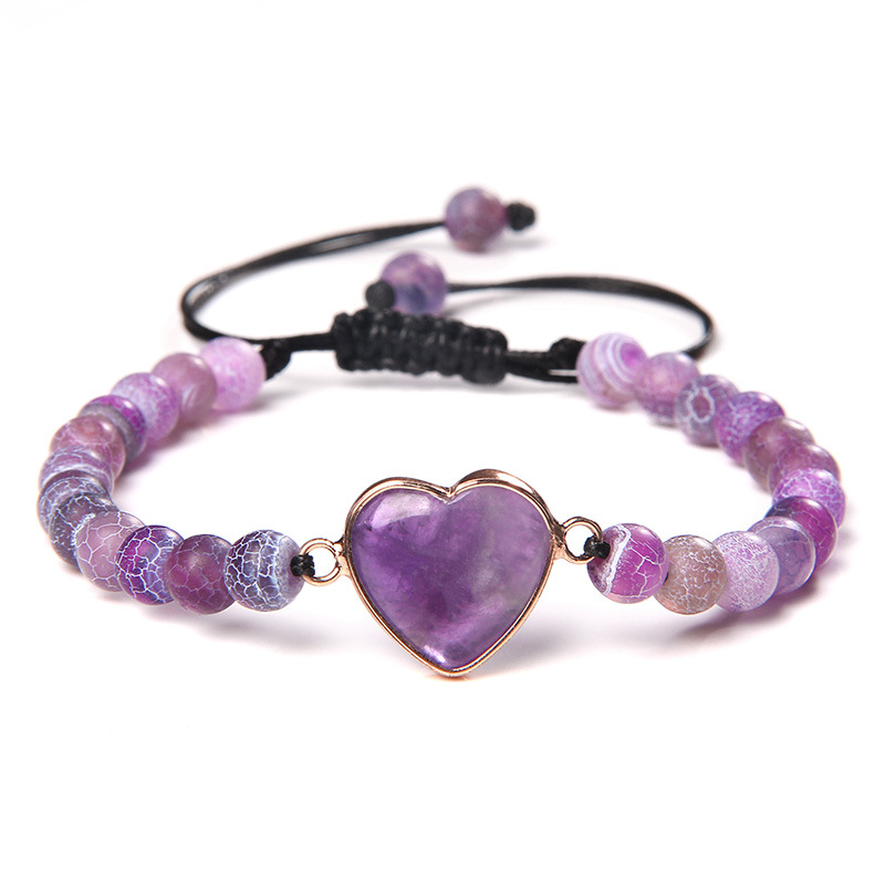 8:Amethyst purple weathered agate