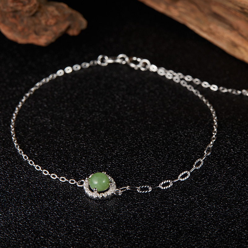 4:D Jasper Stone bracelet 16.5cm with 3cm extender chain