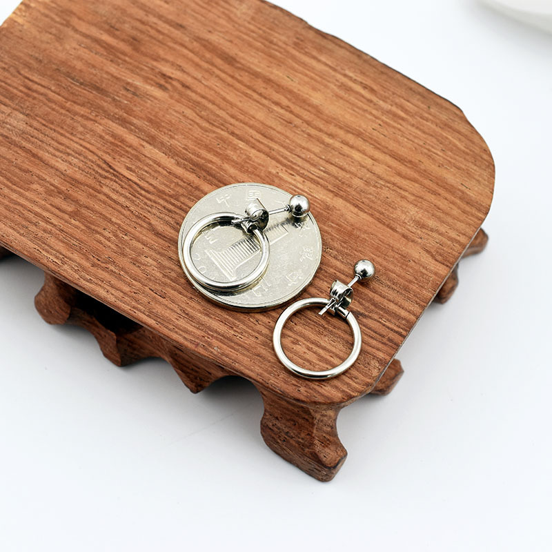 197  small ring earrings front and rear 1.5cm1 pair