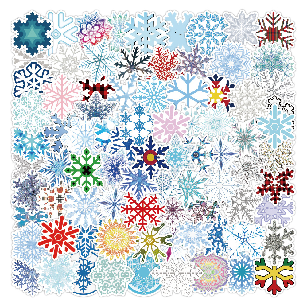 3:Snowflakes in groups of 100