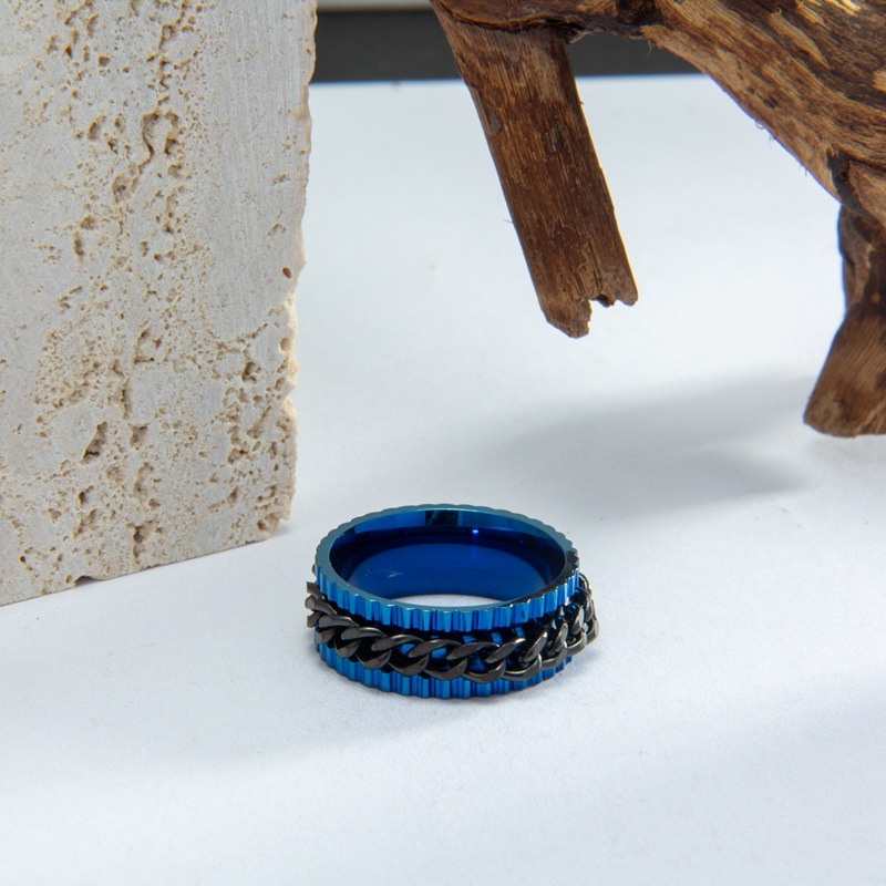 1:Blue Ring   Black Chain