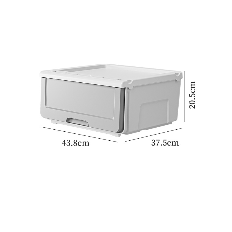 2412 Drawer storage box light gray