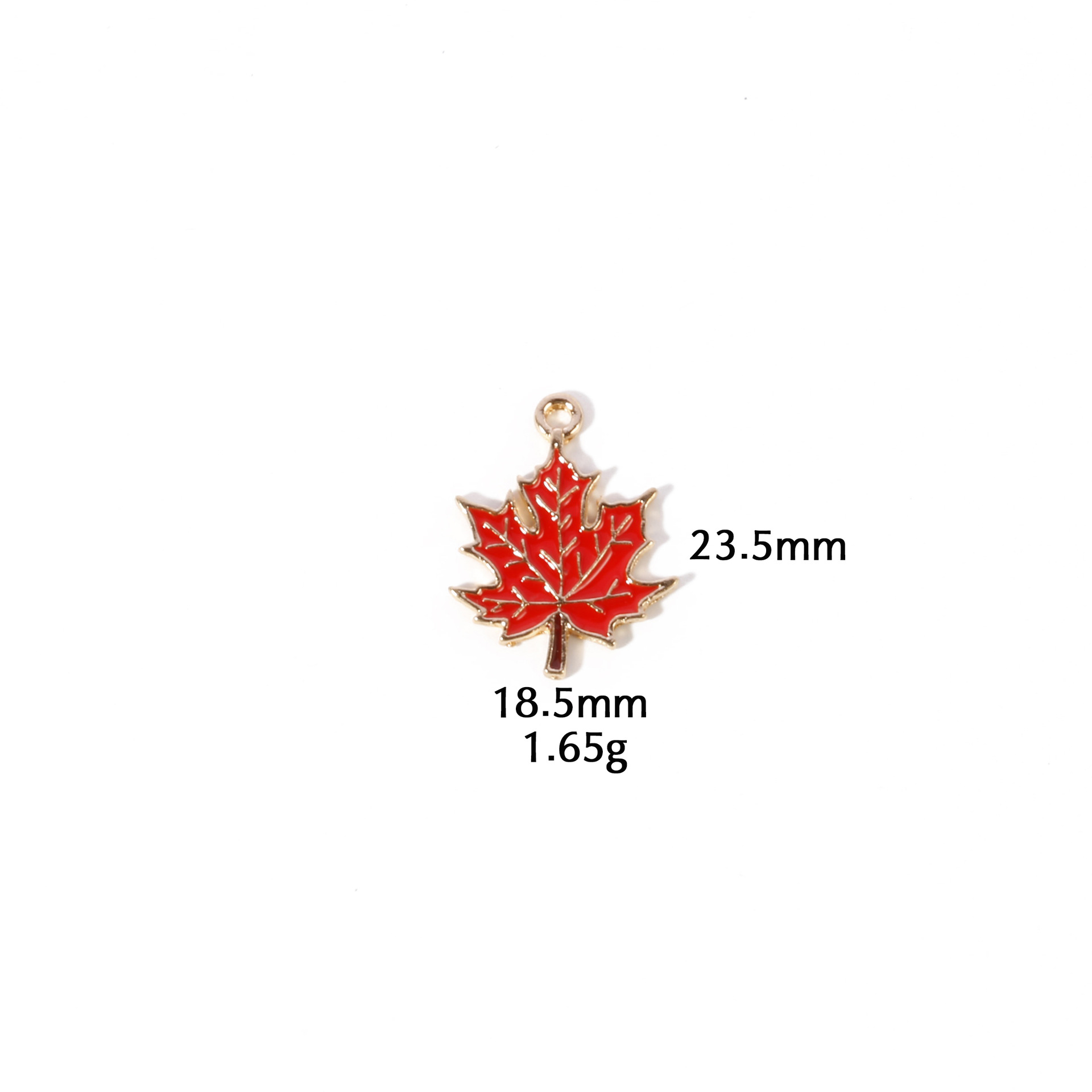 1:Red maple leaf