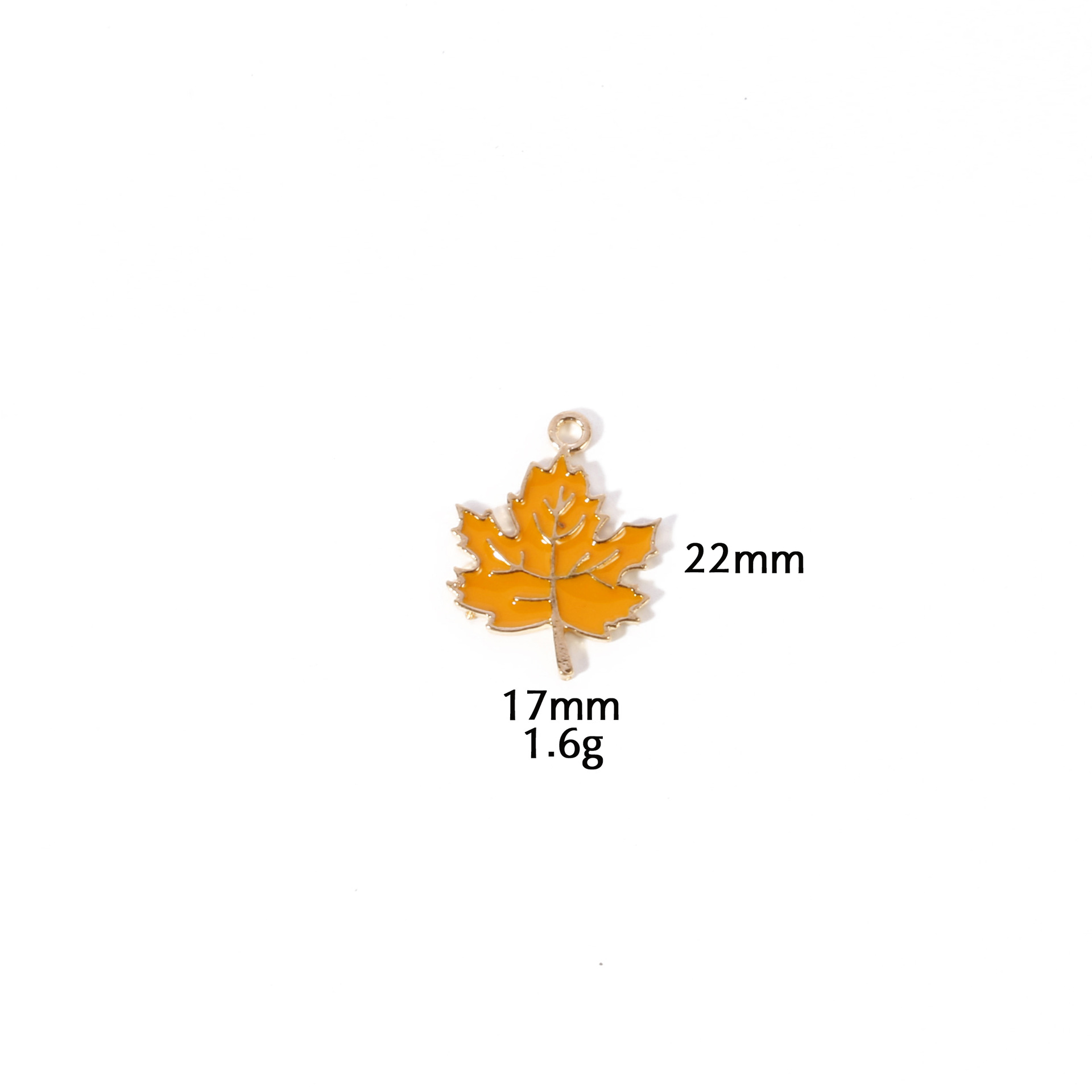 Orange maple leaf 2