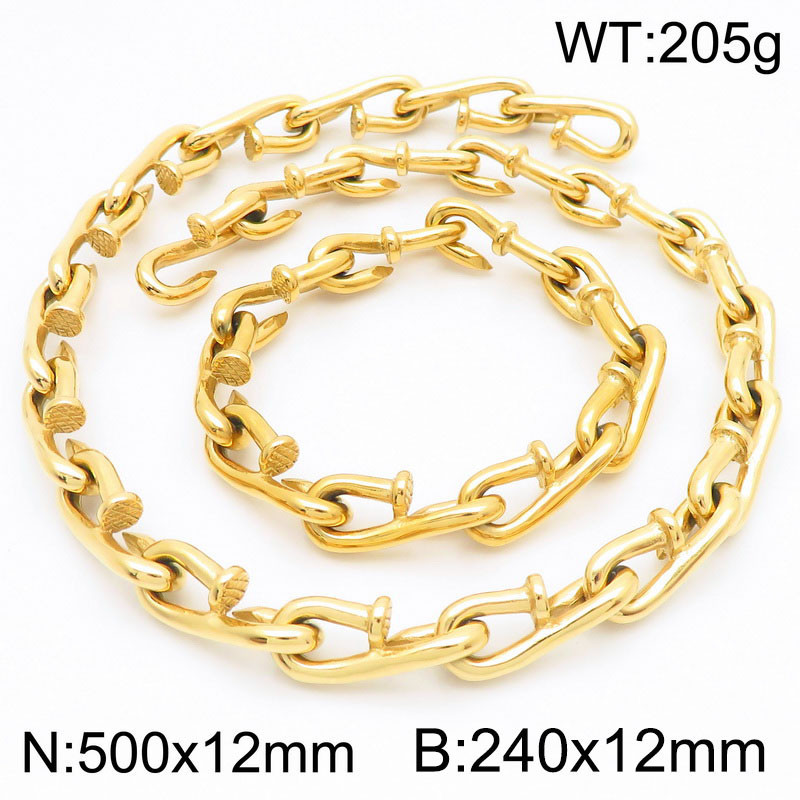 Gold bracelet 24cm