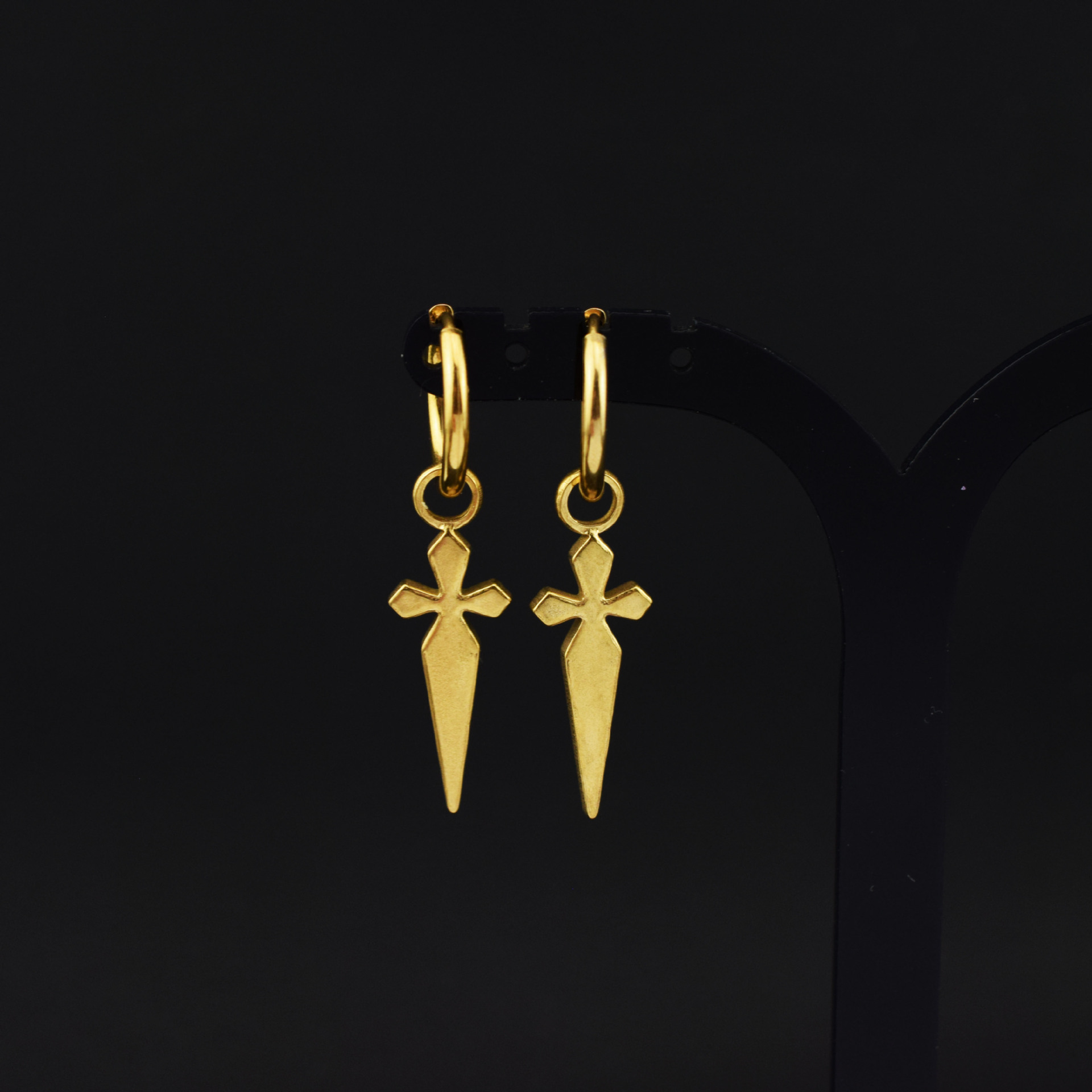 Gold ear loops