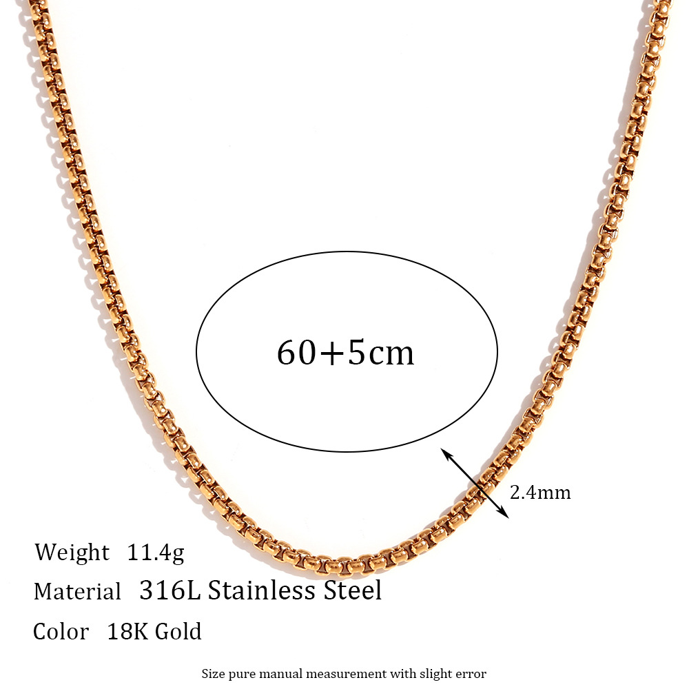 5:Gold necklace -60cm 5cm