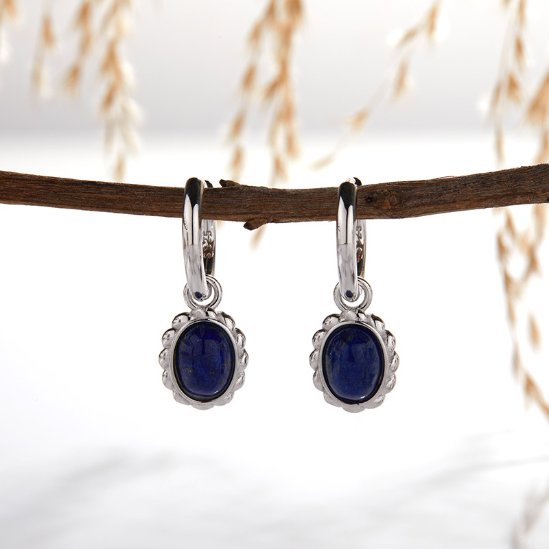 9:9 Lapis Lazuli earring