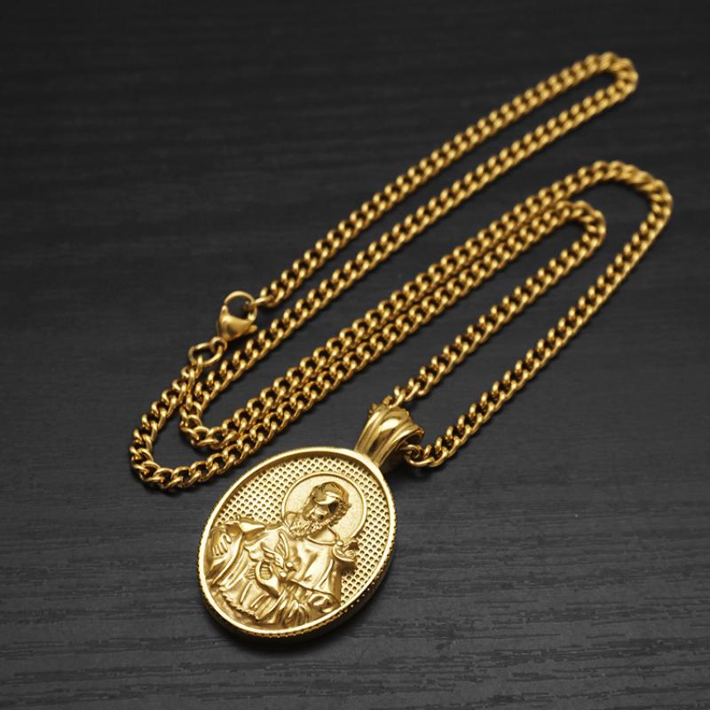 5:Gold with 55cm Cuban chain