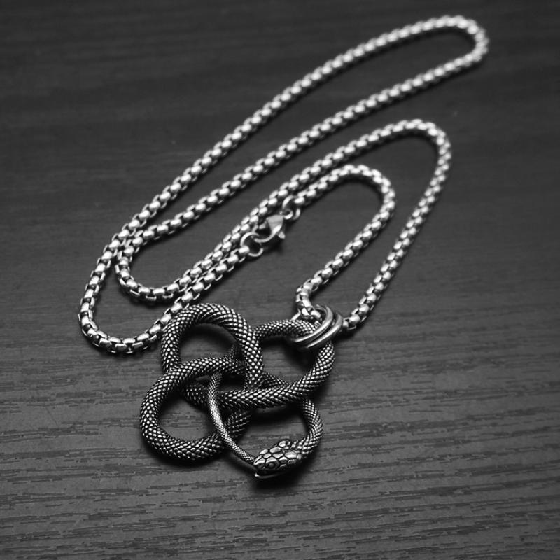 3:Steel color with 60cm square pearl chain