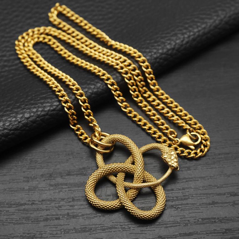 Gold with 55cm Cuban chain