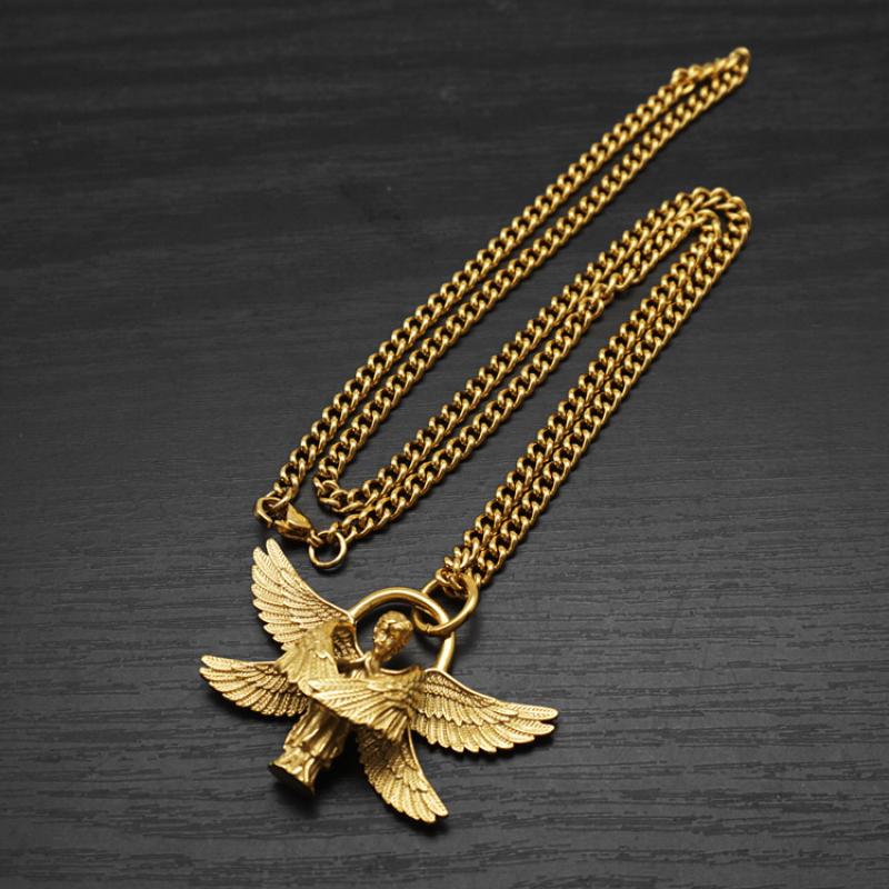 Gold with 55cm Cuban chain