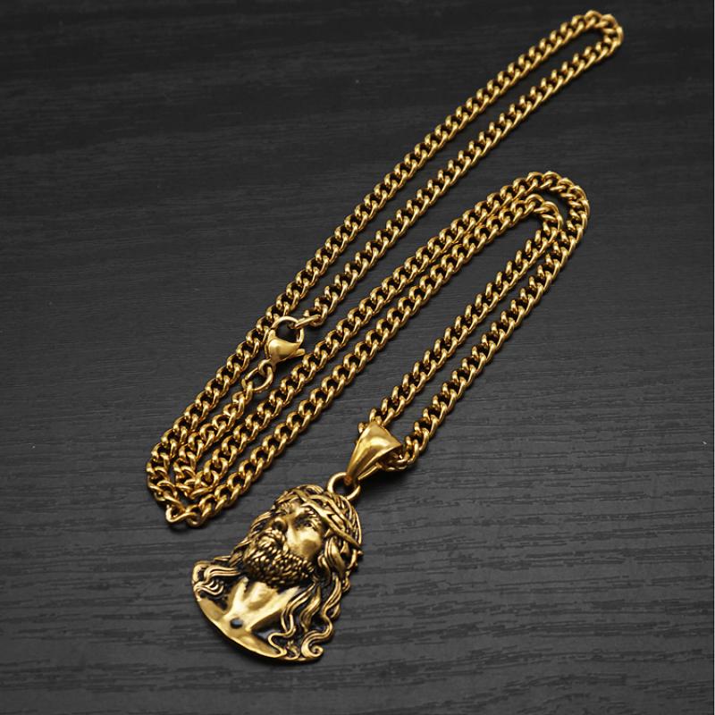 5:Gold with 55cm Cuban chain