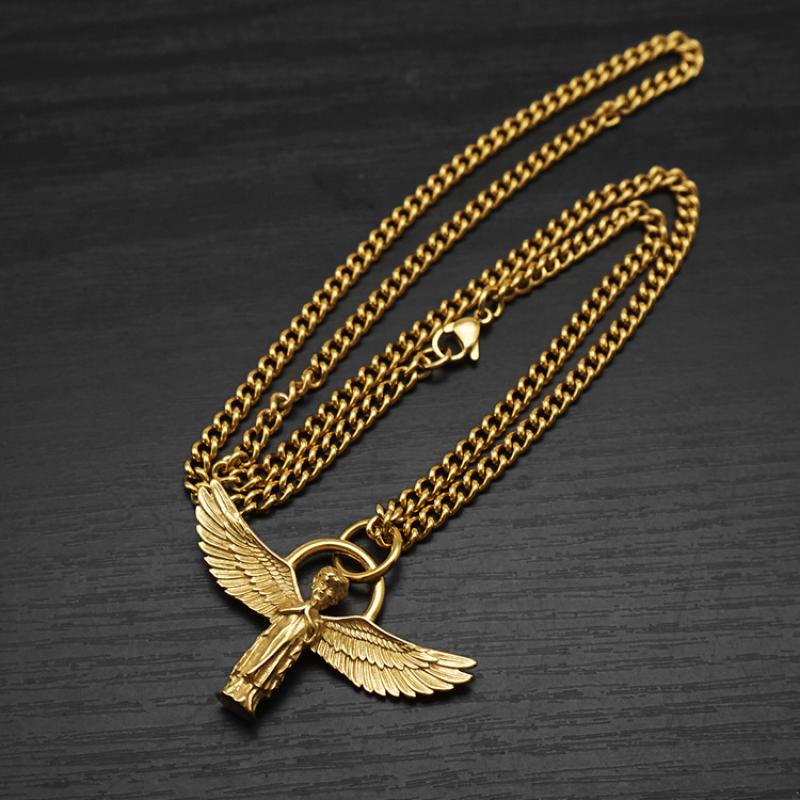 5:Gold with 55cm Cuban chain