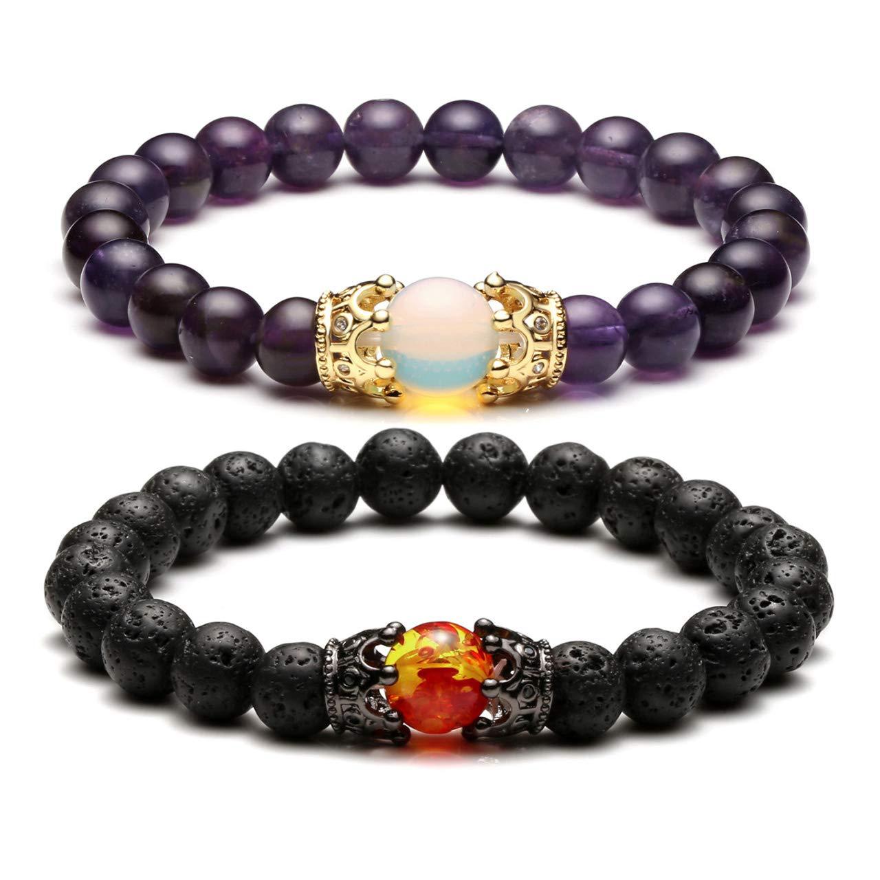 6:Amethyst and volcanic stone