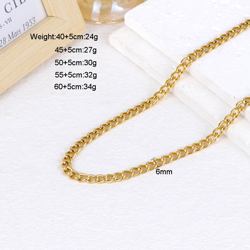 6mm Cuban chain