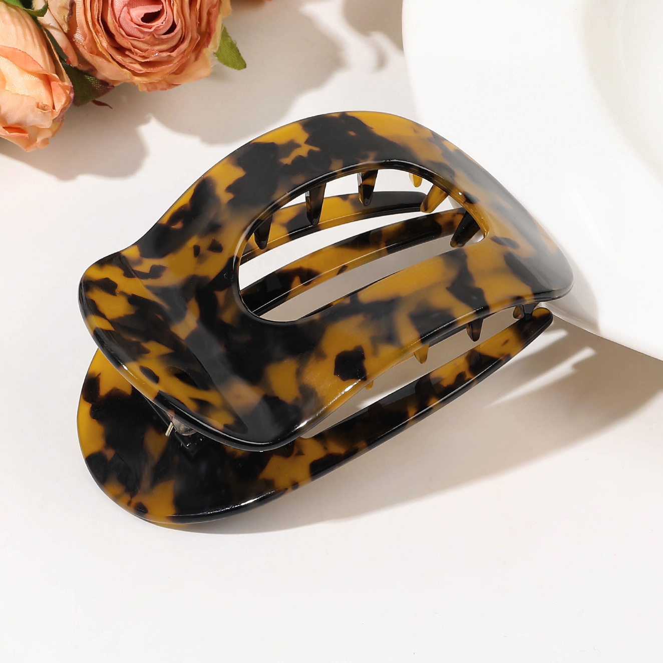 Acetic acid deep leopard print