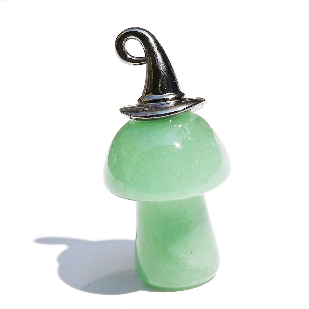 Mushroom green aventurine about 25*30mm