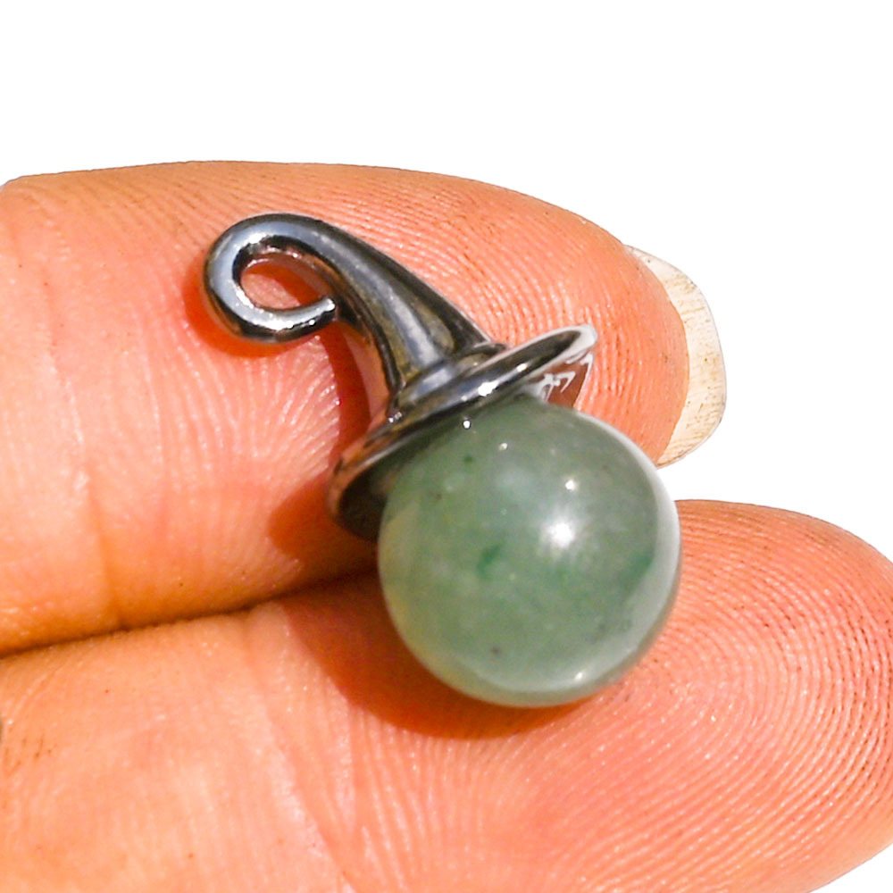 Ball green aventurine about 21*10mm