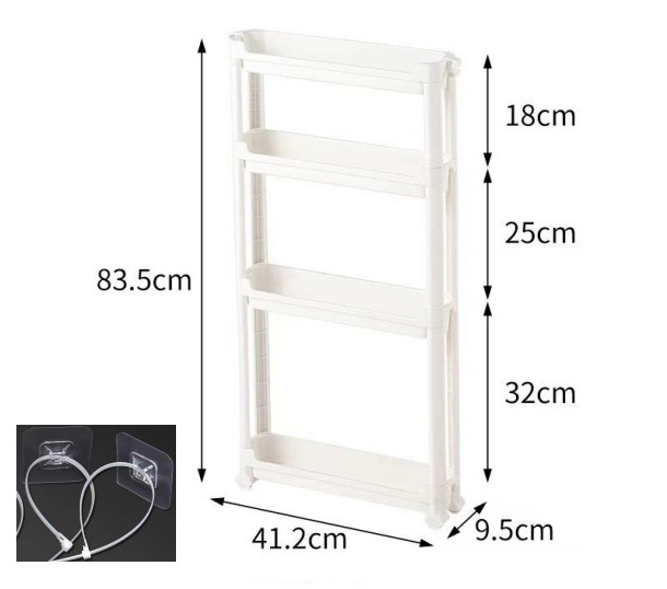 9.5 Four-Layer narrow Cabinet 83.5 height   Fixed stickers