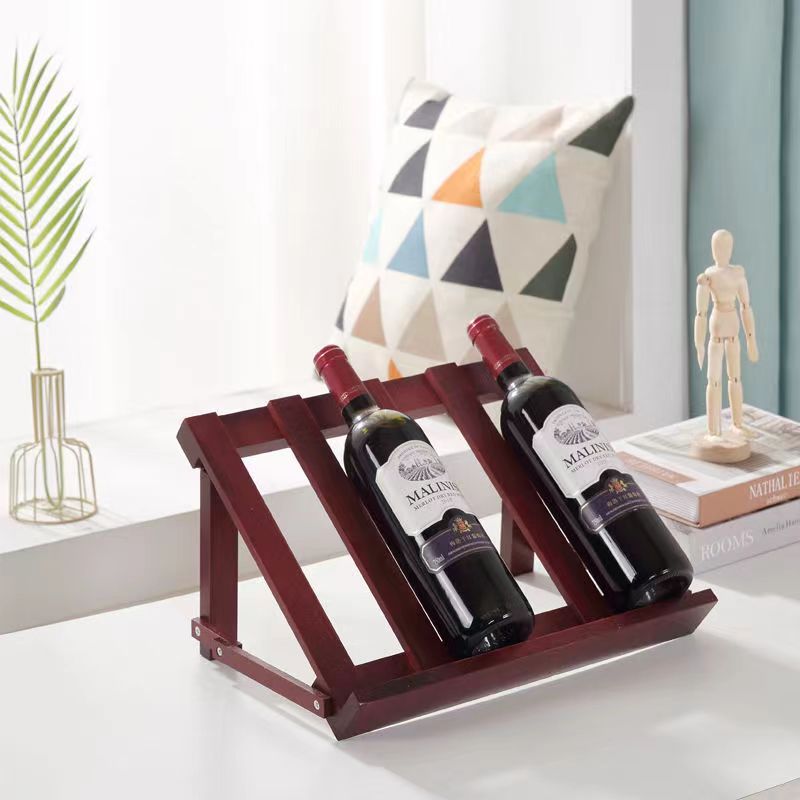 4 bottles 40.5cm long - wine red