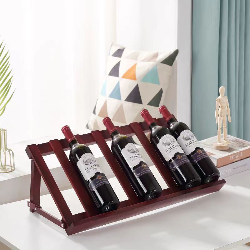 7 bottles 67cm long - wine red