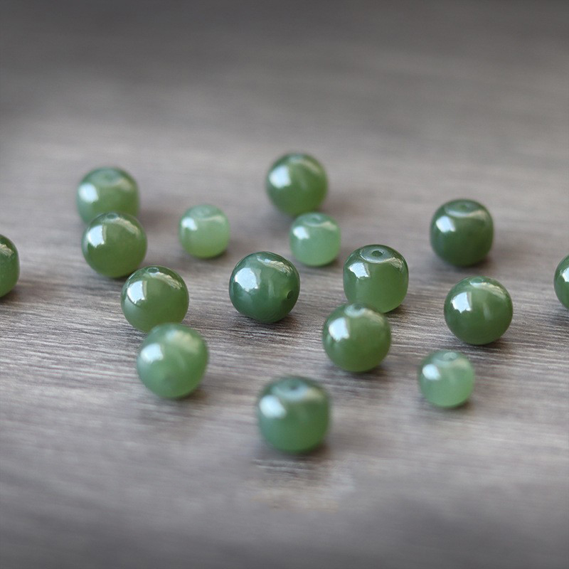 Lake green Old beads 5×6mm